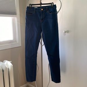 Gap high rise skinny jeans sz 29r